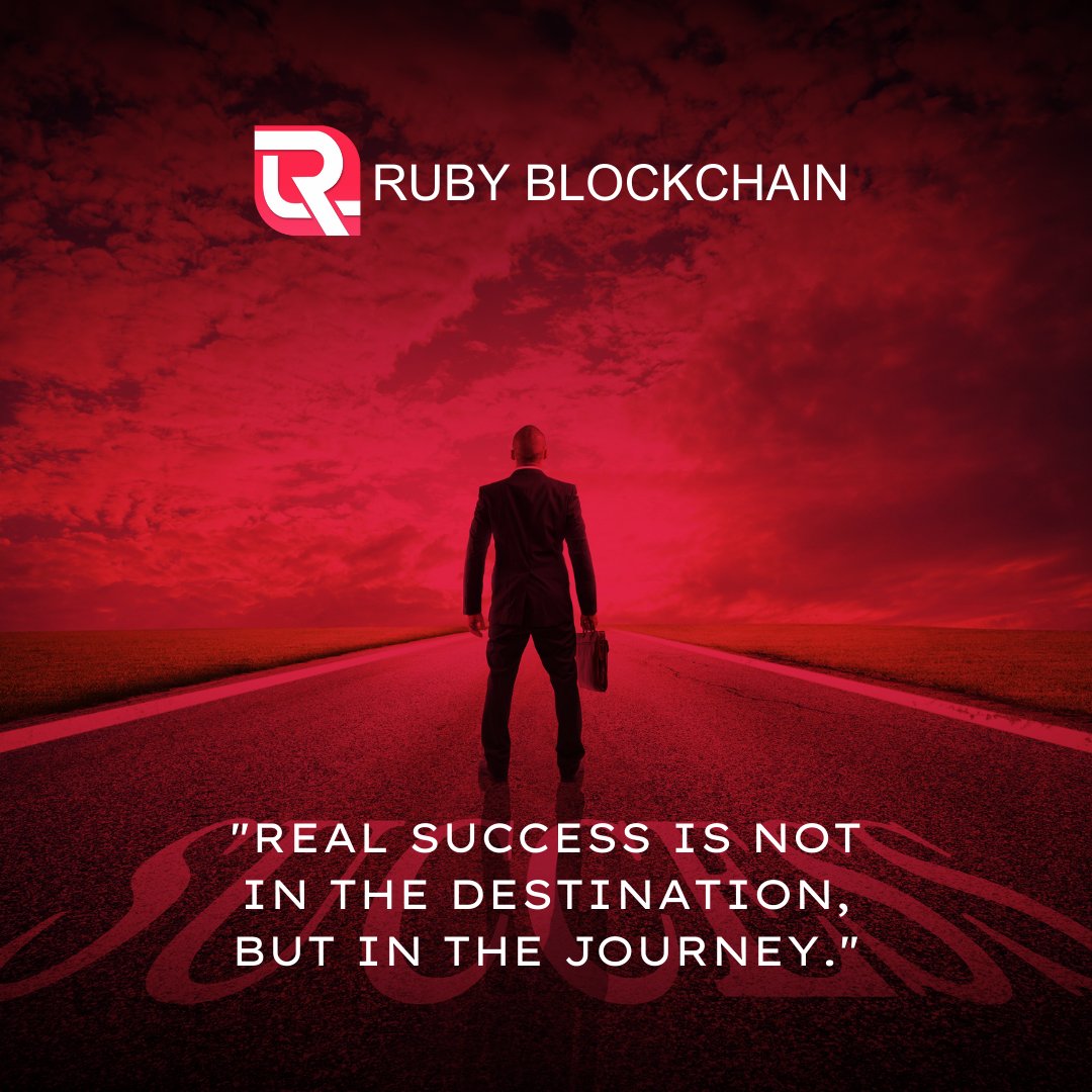 rubyblockchain's tweet image. Embarking on a transformative journey with #RubyBlockchain. Every step counts, every challenge shapes us. It's the path we take that defines our success. 📷📷 #JourneyOverDestination #BlockchainAdventures
.
Website - rubyscan.io
.
#RubyScanRevolution #rubyscan