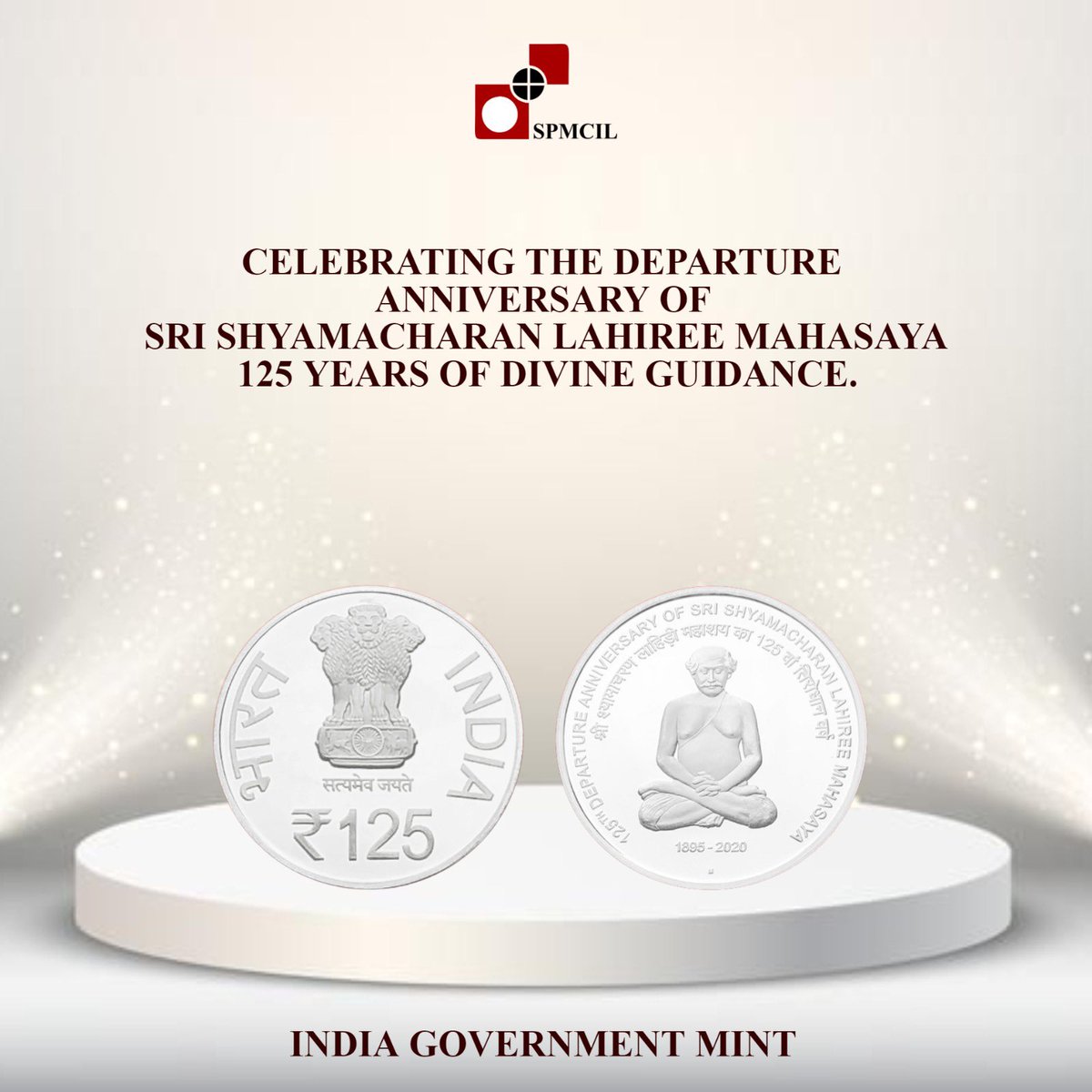 Honoring the Light of Lahiree Mahasaya: 125 Years of Spiritual Legacy.

Buy Commemorative Coins from India Government Mint - indiagovtmint.in

#SriShyamacharanLahiree125 #LahireeMahasayaAnniversary #125thAnniversary #SpiritualMaster #YogicLegacy #GuruLahiree #DivineWisdom