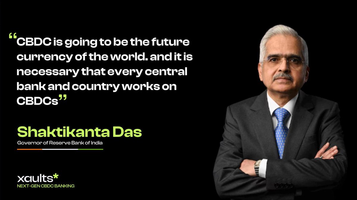 🚀 "RBI Governor Sees CBDC as the Future Currency of the World!" 🌎💰

💡 Partner with Xaults to unlock the potential of CBDCs and reshape the financial landscape! 💼📈 Join us in this historic transformation.

#CBDC #XaultsInnovates #FutureOfFinance #Xaultsknows💎🌐