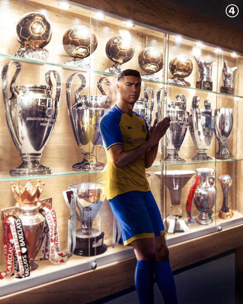 TeamCRonaldo's tweet photo. 🚨 IT'S TODAY:

Cristiano Ronaldo's museum in Riyadh opens today. It will display all his career trophies and awards. 🇸🇦 https://t.co/GdXLbhUkvk
