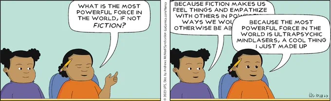 Nancy by Olivia Jaimes for Sat, 28 Oct 2023
https://t.co/EZh9kWn4bc 