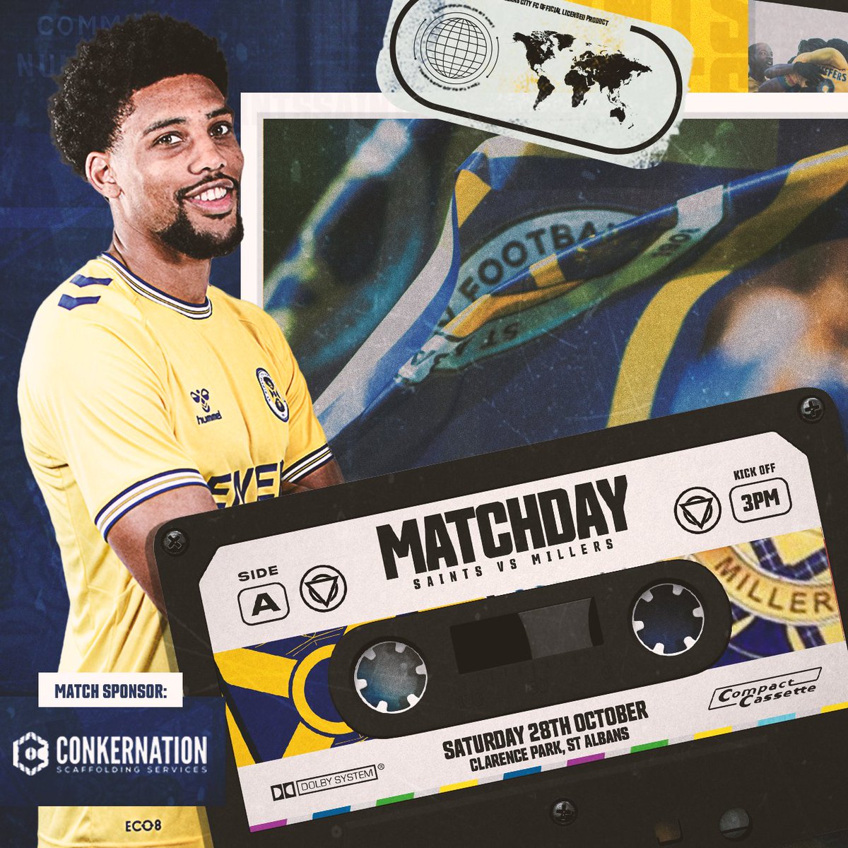 stalbanscityfc's tweet photo. ⚔️ MEN'S MATCHDAY!

🆚 Aveley F.C. 
⏰ KO: 3.00pm
🏟️ Clarence Park
🏆 Vanarama National League South
🤝 Match Sponsor: @conkernation

🎟️ Tickets: https://t.co/QhP38OawqE

#SACFC 😇 https://t.co/yWpWabjyWV