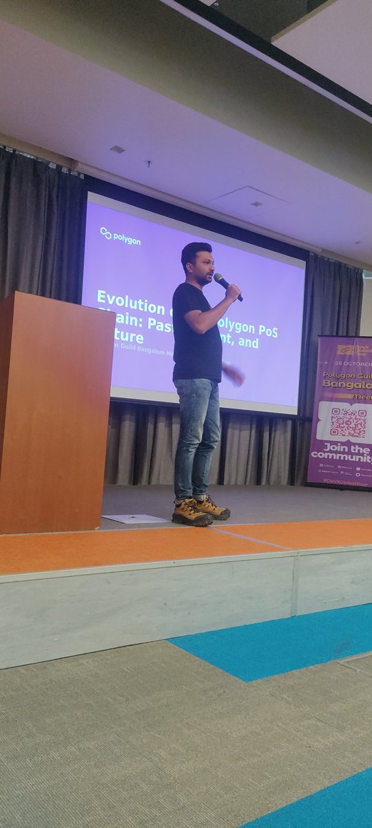 i_prasad19's tweet photo. Excited to be at the Polygon Guild Program at Filkart! π Learning about the latest developments in @0xPolygon @0xPolygonLabs #DevXGlobalTour
#GuildBLR @GuildPolygonBLRand its impact on the crypto space. #Blockchain #Crypto #Filkart" https://t.co/0nDh2oPXE3