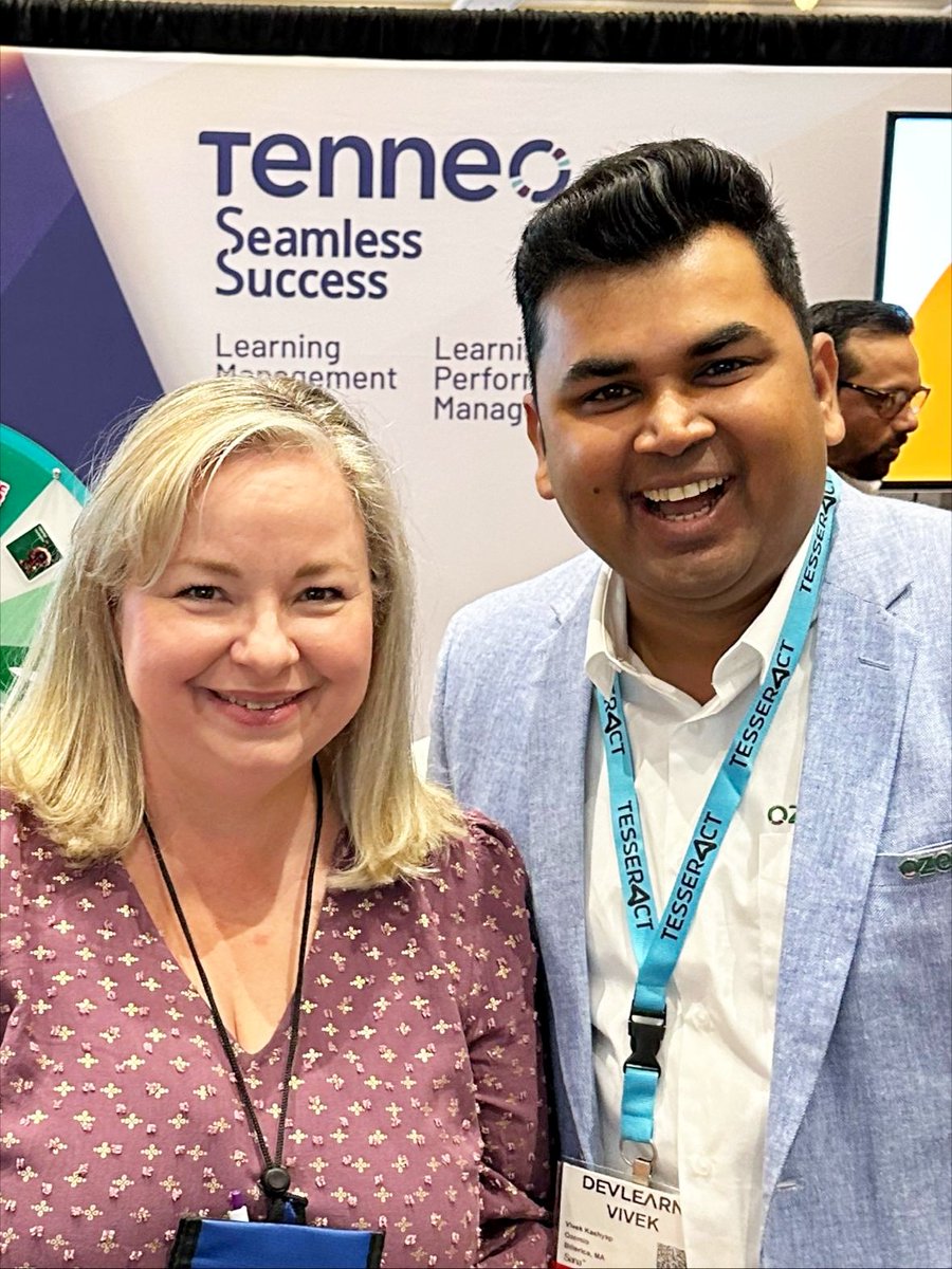 Ozemiosolutions's tweet image. Our #leadership team cherished reconnecting with familiar faces and forging new industry ties.
Day 3 at #DevLearn2023 at full swing! Cheers to more networking, more meaningful conversations, and amplifying the impact of talent transformation! 🙌
#DevLearn #OzemioAtDevLearn