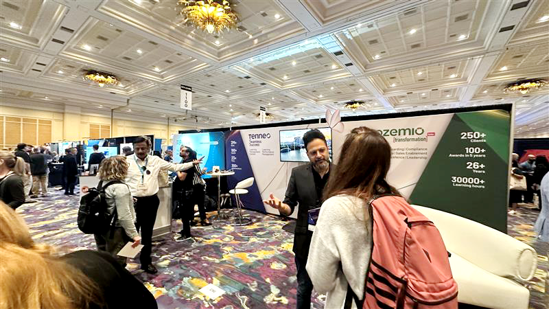 Ozemiosolutions's tweet image. Our #leadership team cherished reconnecting with familiar faces and forging new industry ties.
Day 3 at #DevLearn2023 at full swing! Cheers to more networking, more meaningful conversations, and amplifying the impact of talent transformation! 🙌
#DevLearn #OzemioAtDevLearn