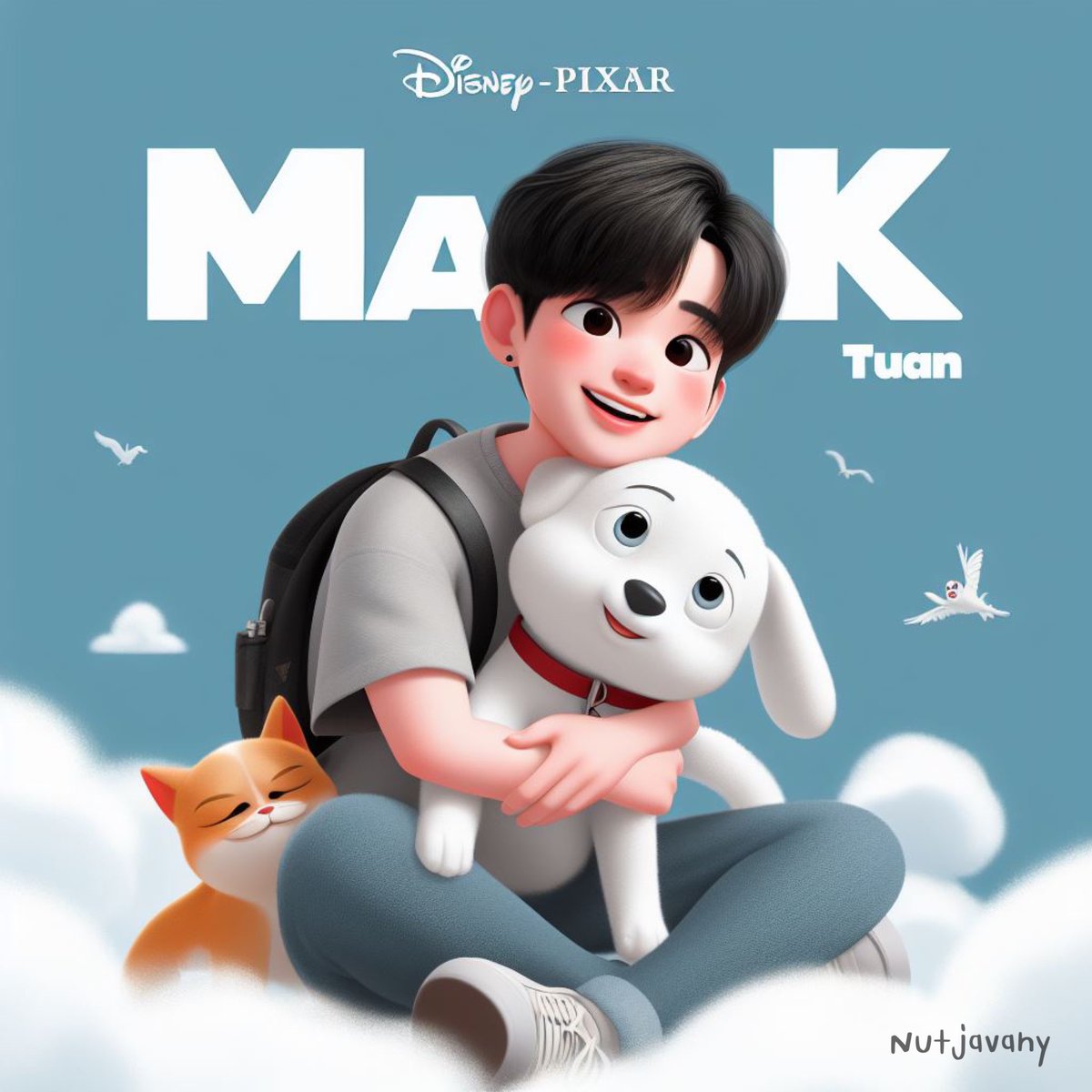 nutjava_ny's tweet photo. Disney-Pixar X GOT7 Fanart by Ai ด้วยความอยากรู้ว่าจะออกมายังไง generate ออกมาคือแบบน่ารักมากกกแบบตะโกนเลย งื้อแงง 💚

#GOT7 #JAYB #MarkTuan #JacksonWang #Jinyoung https://t.co/pZjjhz17eH