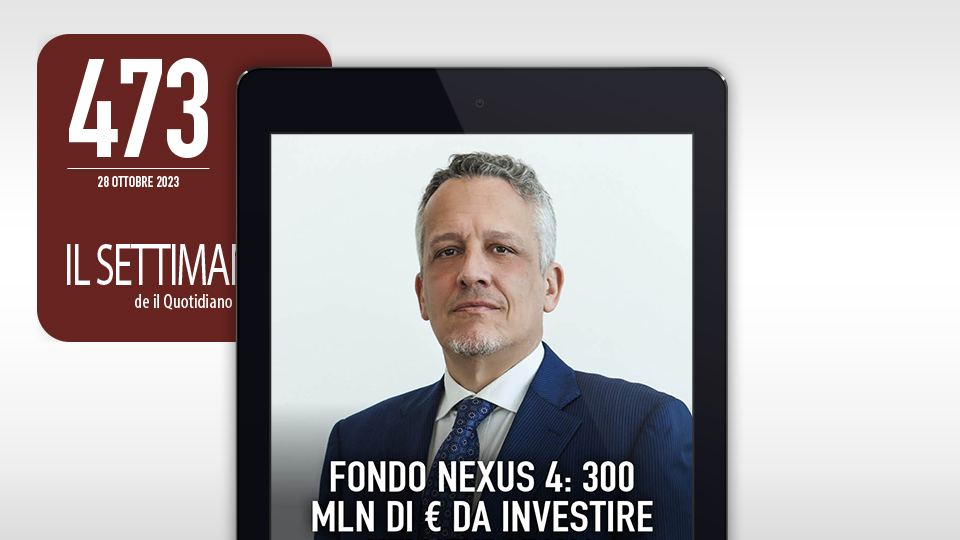 Leggi su il #SettimanaleQI 
Fondo Nexus 4: 300 mln di euro da investire nell’Eurozona. Logistica, hotel e living nei piani di Giovanni Di Corato, Amministratore Delegato Amundi Re Italia SGR 
tinyurl.com/yvkfut5r
