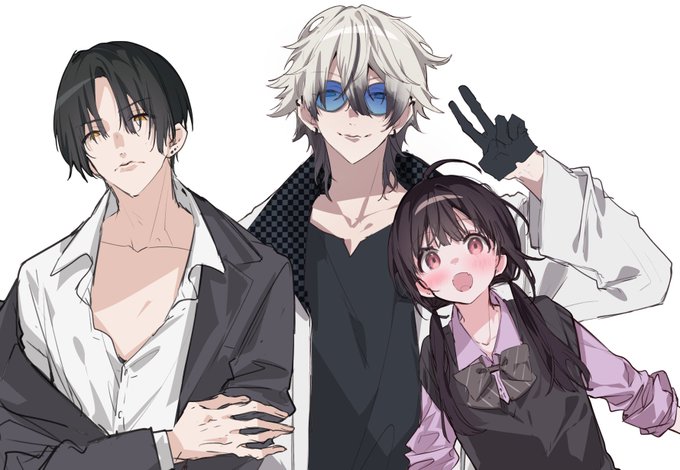 描いてたネームが気に入らないので絵の練習用につくってたキャラで漫画描く予定 