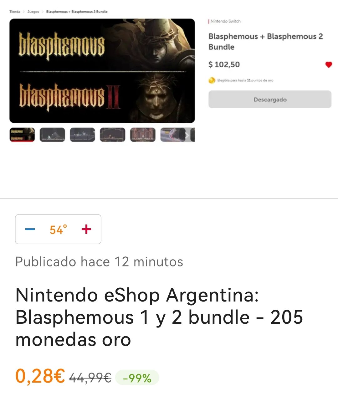 Ragnarök/Ragnachollos on X: Regalo en la eshop Argentina!!!   / X