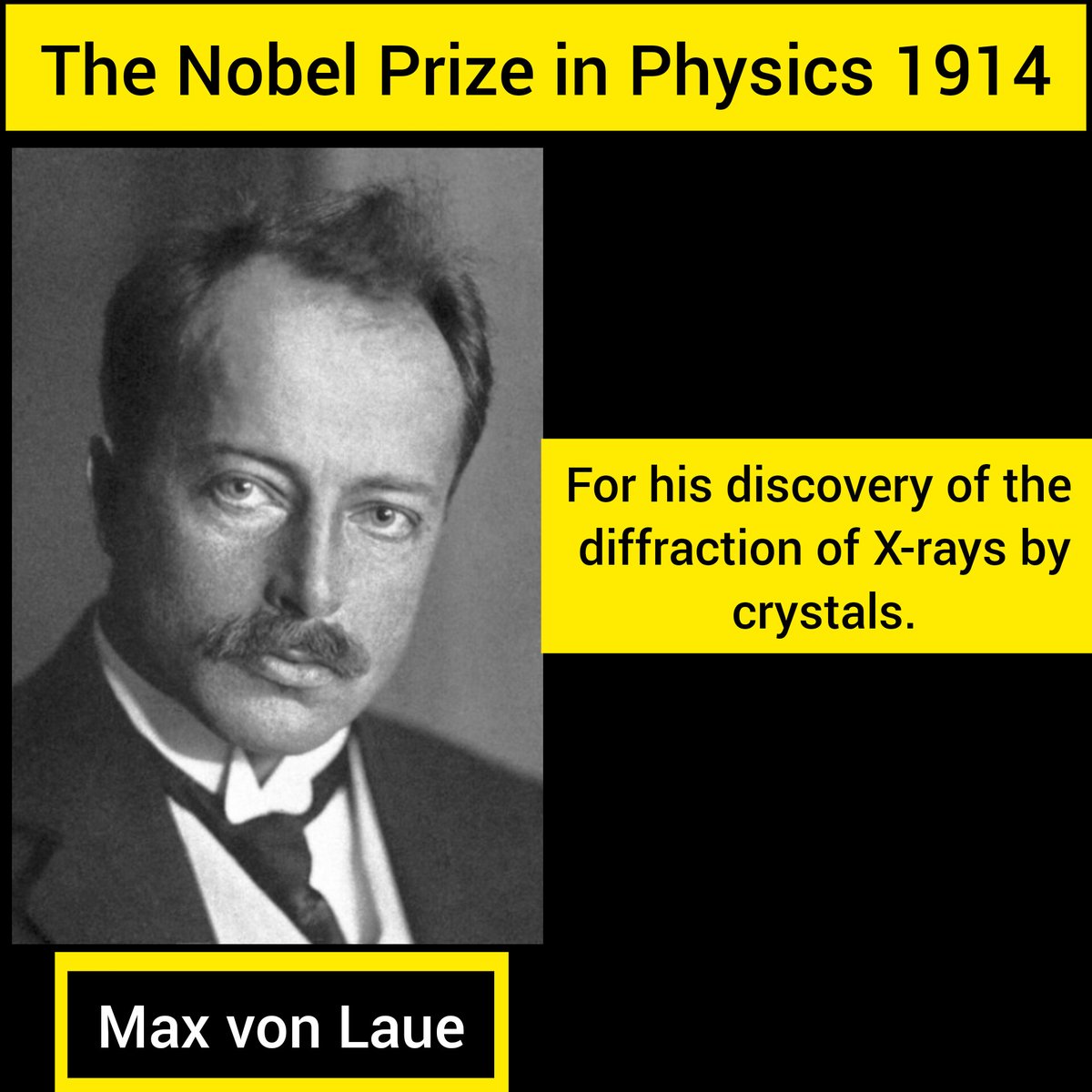 The Nobel Prize in Physics 1914.
#physics #quantum #astrology #quantumphysics #science

#class #today #astronomy

#teacher #school #poetry

#chemistry #Mathematics

#biology #History #world 

#currentaffairs 

#game #professor #CWC23

#PAKvsSA

#ENGvsSL #KoffeeWithKaran