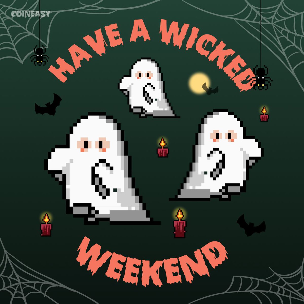 Coiniseasy's tweet photo. 👻 HAVE A WICEKED WEEKEND !🎃

👍 Check out the Halloween theme inside the CoinEasy app.

Download now👇
👉 iOS - https://t.co/Yal8ywryk5
👉 Android - https://t.co/aUTP2LAa0t

✨Powered by @useOrbis

#CoinEasyApp #Web3 #Social https://t.co/J1DIZTaMdE
