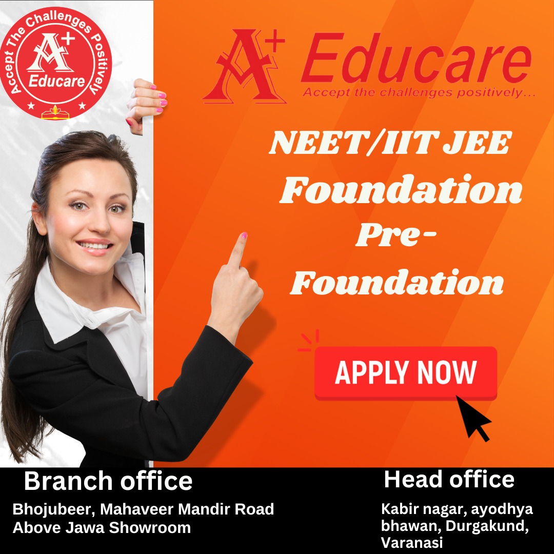 APlusEducare's tweet photo. Get the best result oriented and best mentored coaching institute for IIT -  NEET / FOUNDATION व PRE - FOUNDATION IIT - JEE / NEET / FOUNDATION व PRE - FOUNDATION की तैयारी के लिए आज ही वाराणसी के बेस्ट रिजल्ट इंस्टिट्यूट में एडमिशन कराएं आज कॉलकरें :9140733746 https://t.co/CYxuwtLCH3