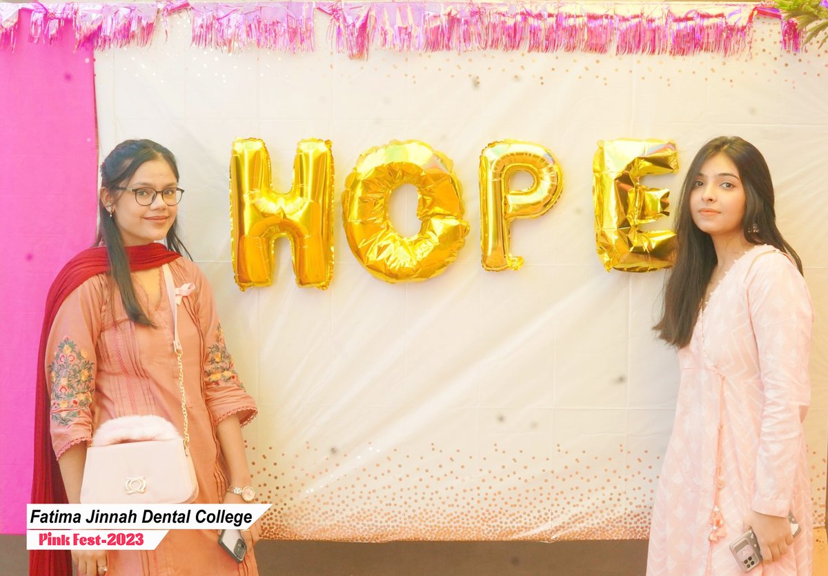 Official_FJDC's tweet photo. October is 𝗕𝗿𝗲𝗮𝘀𝘁 𝗖𝗮𝗻𝗰𝗲𝗿 𝗔𝘄𝗮𝗿𝗲𝗻𝗲𝘀𝘀 𝗠𝗼𝗻𝘁𝗵. 109 women die every 24 hours due to breast cancer in Pakistan. As part of our annual campaign to raise awareness about it, FJDC held a 𝗣𝗶𝗻𝗸𝗙𝗲𝘀𝘁 on the 26th Oct 2023.
 
 #𝗙𝗝𝗗𝗖 #𝗕𝗗𝗦 #𝗝𝗼𝗶𝗻𝗙𝗝𝗗𝗖 https://t.co/1cKE3Q1zVY