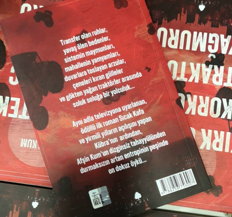 Kırk Üçteki Korkunç Traktör Yağmuru çıktı.
Şimdi İstanbul ve İzmir kitap fuarlarında, gelecek haftadan itibaren kitapçılarda.
#43KTY 
4⃣3⃣😱🚜🌧️
