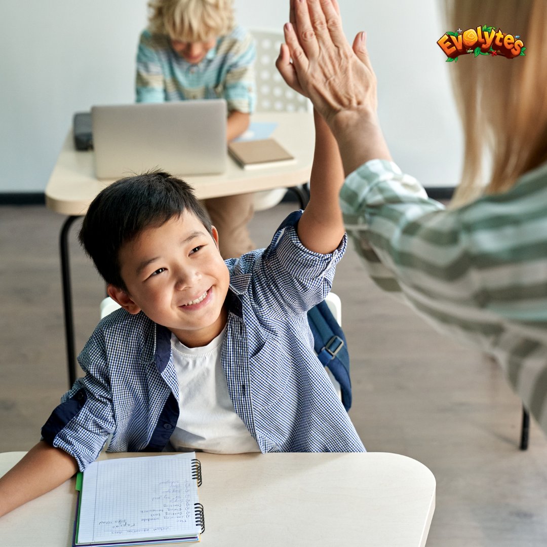 🏆 Every Child is a Winner with Evolytes 🏆
Our platform celebrates every achievement, big or small. Boost your child's self-esteem as they conquer math challenges and earn rewards in our gamified adventure world. 🌟 

#ConfidentLearners #AchievementUnlocked