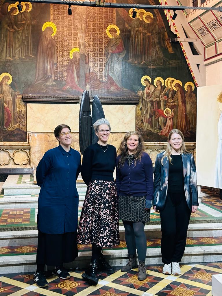 Wonderful to join Beth Greenacre, <a href="/heartchitecture/">Revd Dr Ayla Lepine</a> and Charlotte de Mille to talk about art, architecture, music &amp; faith as part of Living Memory, curated by Beth, at the evocative All Saints Chapel, Margaret Street. What a joy to be in dialogue with these great women! 🙏