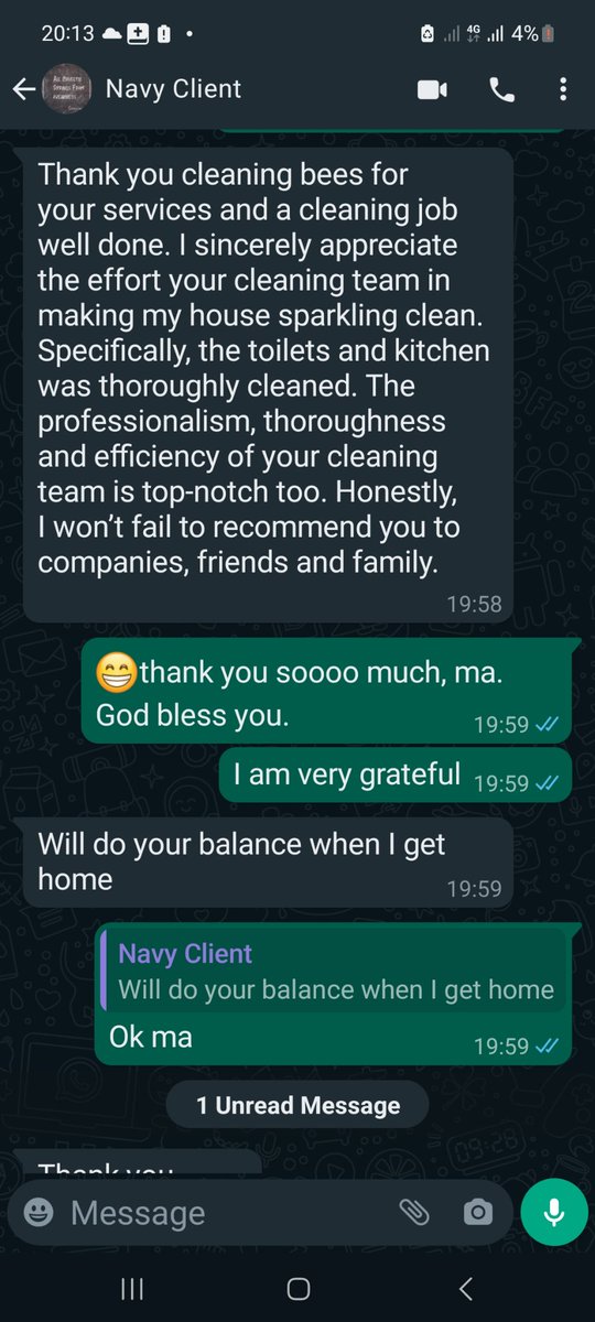 bees_cleaning's tweet photo. Reviews like this are what keeps us going. We are still your favourite cleaning plug in Abuja. #iyabo #KateHenshaw #AbujaTwitterCommunity #Abujastreets  #cleaningserviceinAbuja #cleaners #christmasiscoming https://t.co/dyCXJANdXW