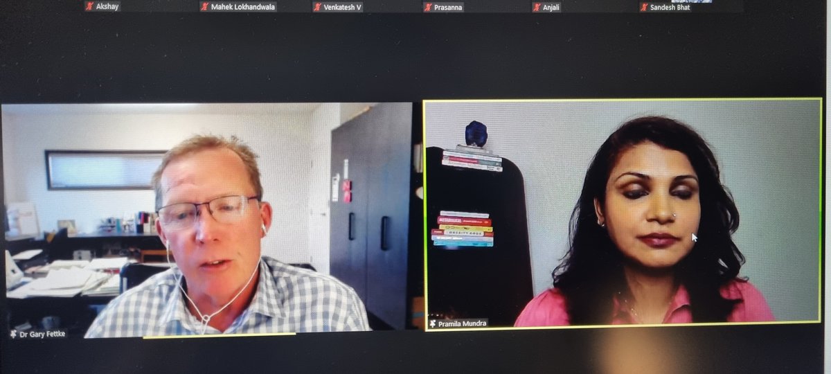 When Eve plucked the apple, wven then God said - 'Don't eat the fruit!' - Dr Gary Fettke - @FructoseNo in a humurous mood during conversation with Nutritionist and Metabolic Health Coach Pramila Mundra @PramilaMundra 
#MHCIndia2023

YouTube Live: youtube.com/@shashiiyengar