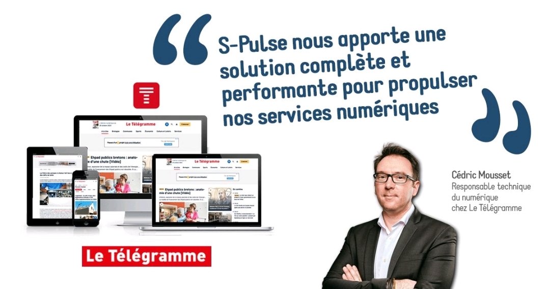 SdVPlurimedia's tweet photo. 🎉  @LeTelegramme, acteur incontournable presse quotidienne régionale, s’appuie sur S-Pulse et @SdVPlurimedia pour propulser son développement numérique. 🚀

👉 https://t.co/pbydqDilFB

 #TransformationDigitale #LeTélégramme #SPulse #SuccessStory #CMS  #contentfactory https://t.co/TLmY3dLLTq