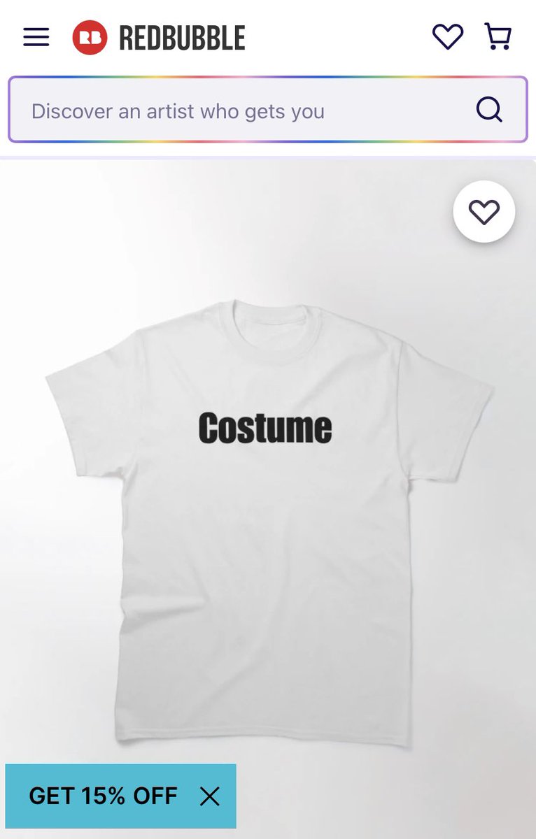 This is as good as it gets. 
I don’t do dress ups. I don’t do costumes. I rarely do parties. 
Hey, I barely do people. 

#Halloween #costume #introvert #cheat #bargain 

redbubble.com/i/t-shirt/Cost…