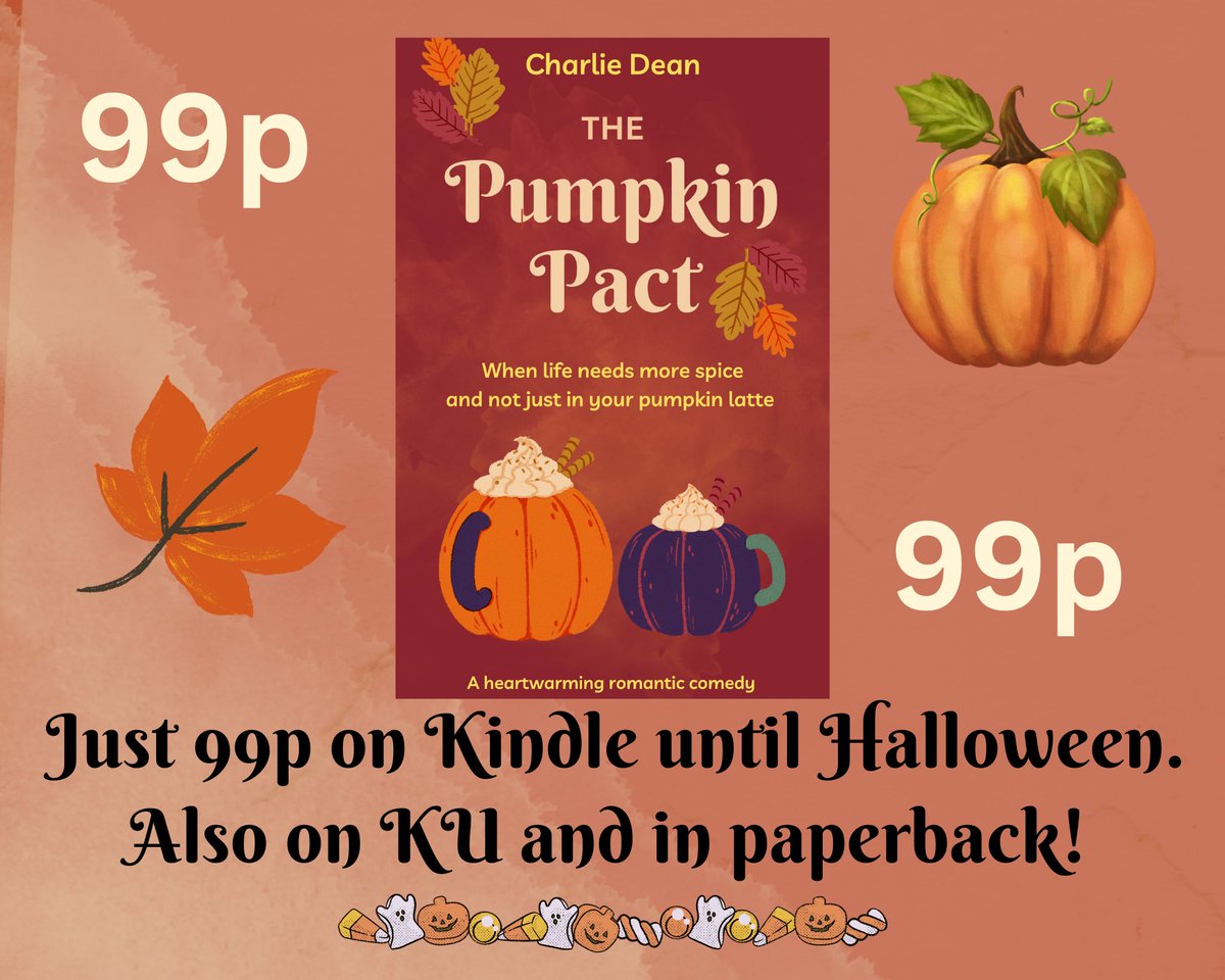 It’s almost Halloween and have I got a treat for you! The Pumpkin Pact is on sale at just 99p for the next 4 days only. Grab yourself a bargain and head on down to Pickle Grove. The Pumpkin Pact amzn.eu/d/g55Zxbq