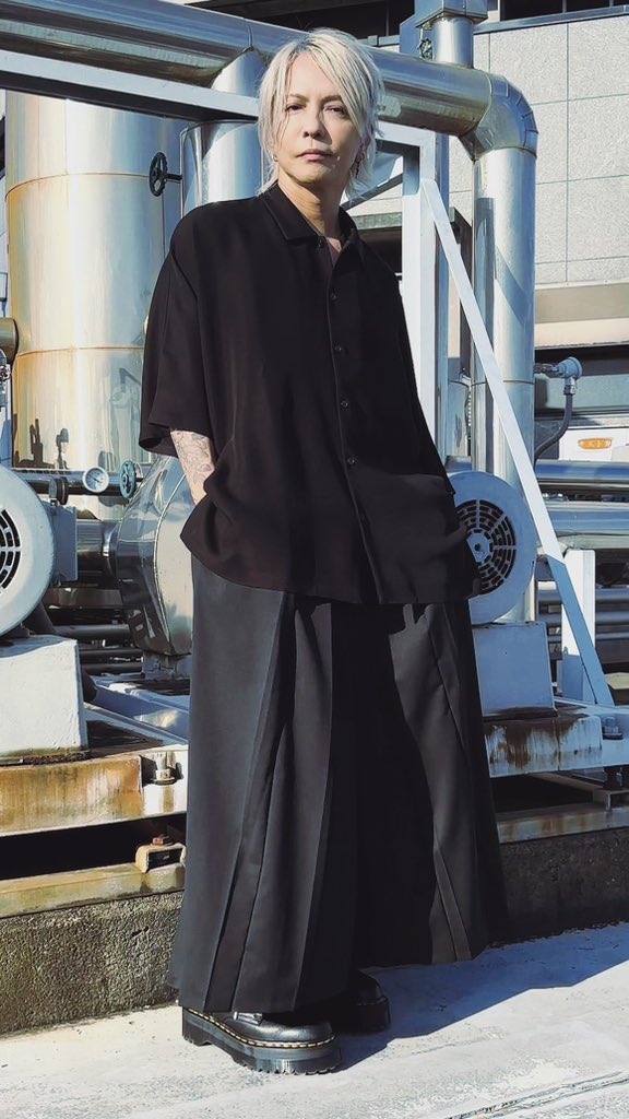 WaRLOCK メンズフリーサイズ ハカマパンツ　samidare HYDE