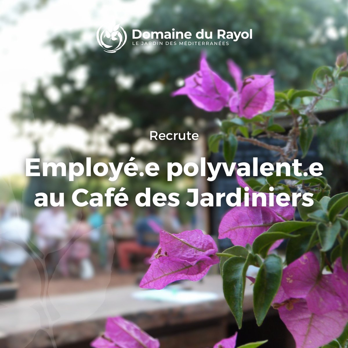 Vous souhaitez travailler dans un cadre privilégié qu'est le Domaine du Rayol ? 🤗
Le Jardin des Méditerranées recrute :
✅ un.e second.e de cuisine
✅ un.e alternant.e guide médiateur.rice scientifique
✅ un.e employé.e polyvalent.e en restauration
domainedurayol.org/categorie/les-…