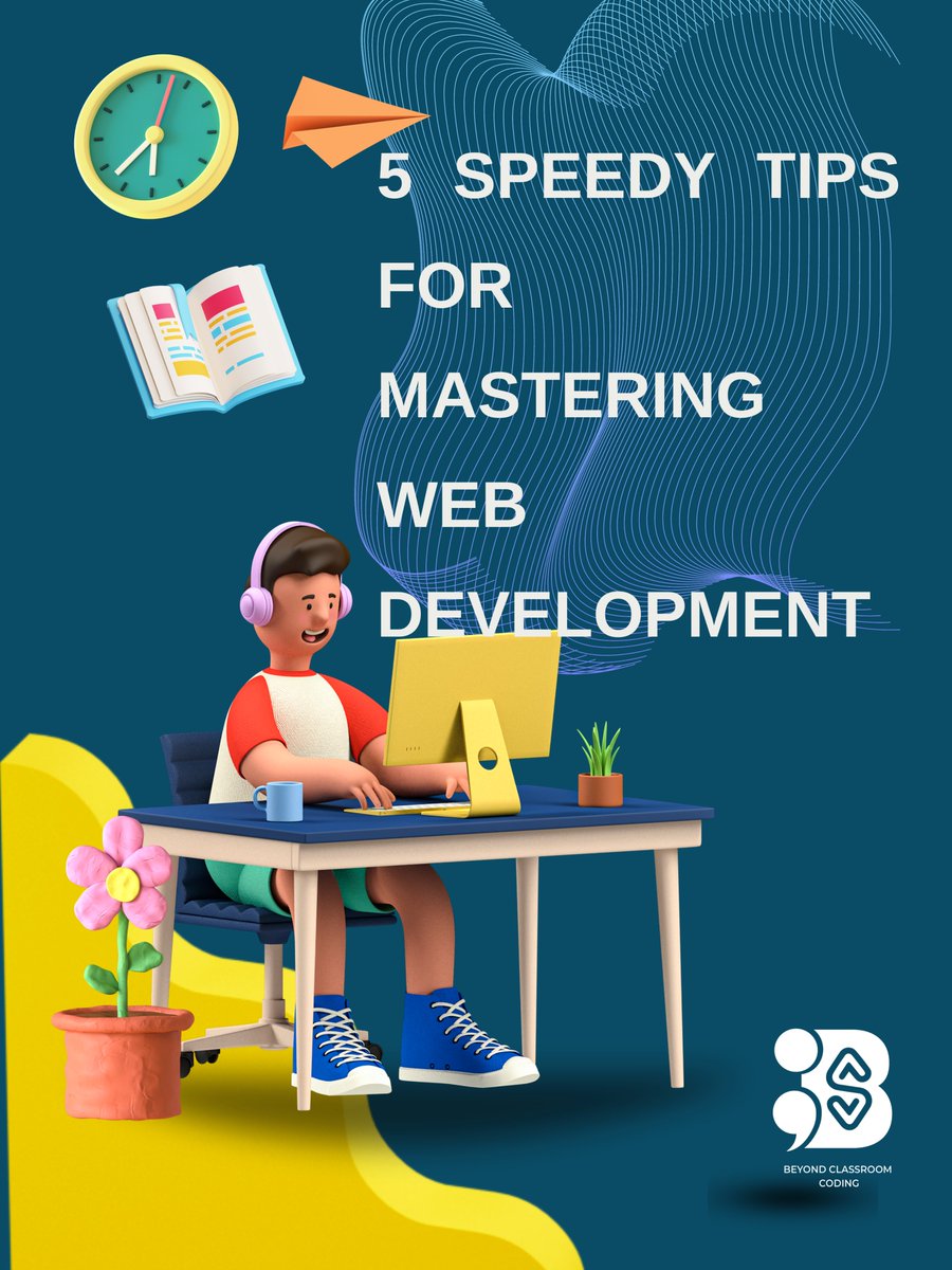 beyond_coders's tweet image. Dive into the world of web development with our five speedy tips! 🚀 Ready to embark on your coding journey? DM us now! #BeyondClassroomCoding🌐💻