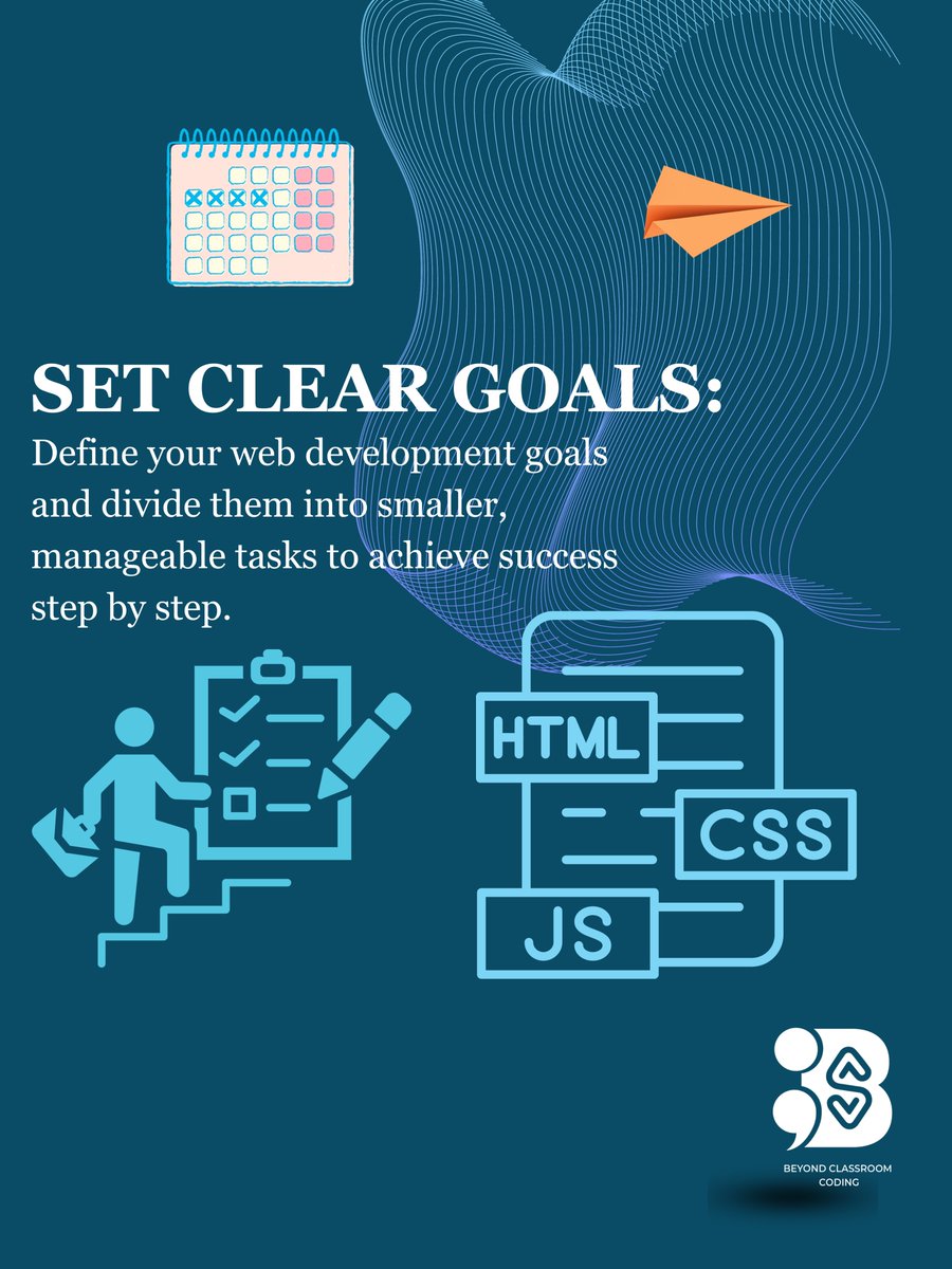 beyond_coders's tweet image. Dive into the world of web development with our five speedy tips! 🚀 Ready to embark on your coding journey? DM us now! #BeyondClassroomCoding🌐💻
