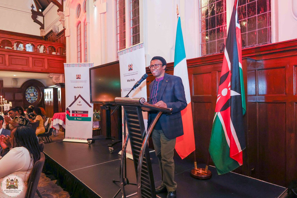 Diaspora_KE's tweet photo. @StateHouseKenya @MusaliaMudavadi @OfficePCS_KE @lookuptv @tv47news @Kenyayearbook @NTVnewsroom @StandardKenya @Tuko_co_ke @TheDiplomatMag She added that @Diaspora_KE in an elaborate effort by the Government, will continue to harness opportunities for employment and enterprise development for Kenyans abroad…#DiasporaFirst 4/5 https://t.co/a5EjjNBTxc