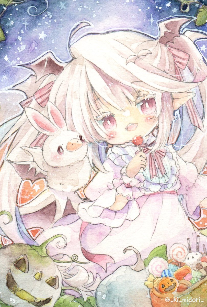 「創作っこのリザちゃん」|きい(きみどり)のイラスト