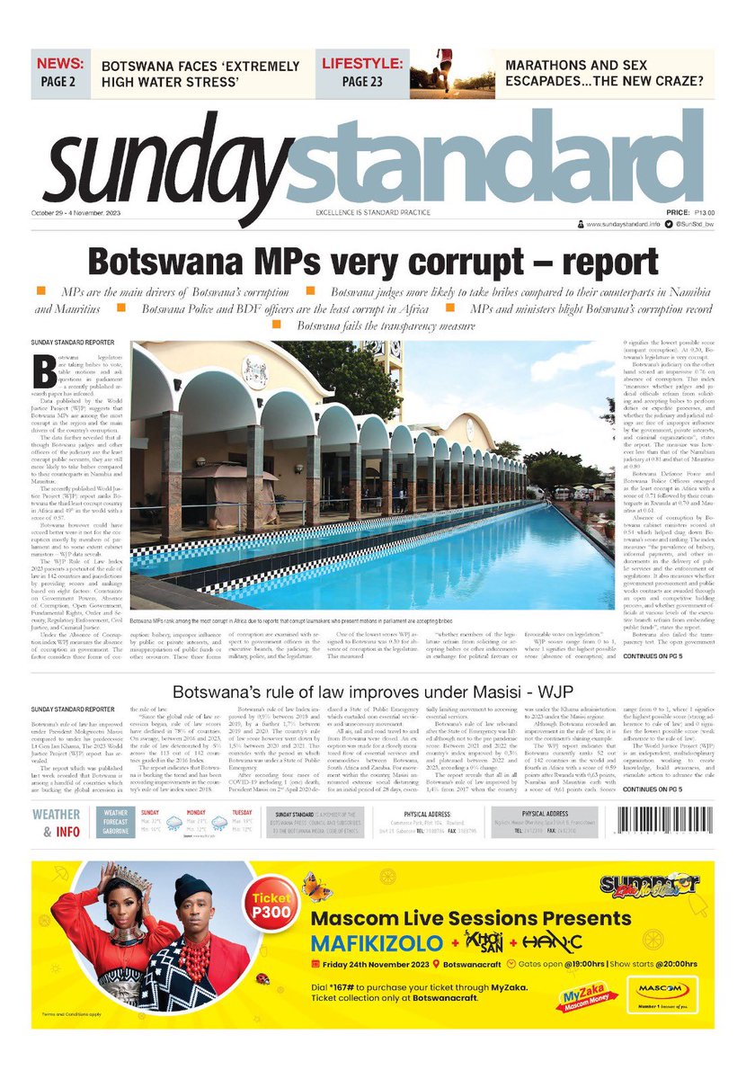 Sunday Standard Botswana (@sunstd_bw) on Twitter photo 