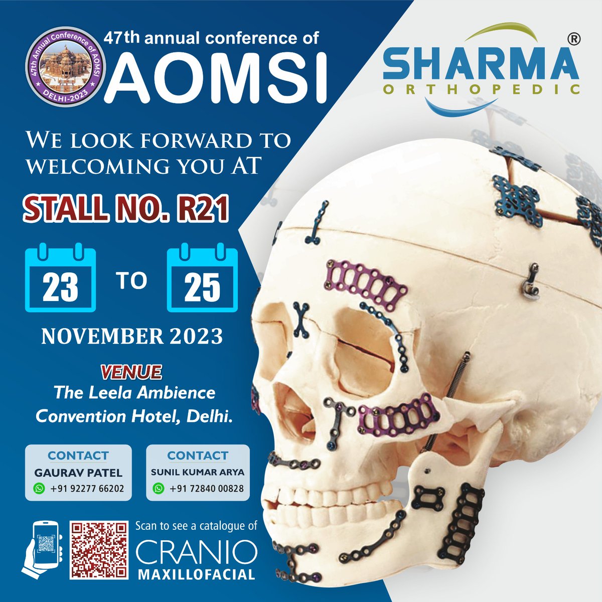 #nationalexhibition2023 #sharmaorthopedicteam #aomsi2023 #maxillofacialsurgery #orthopedics #orthopedicsurgery #orthopedicsurgeon #maxillofacialsurgeon #maxillofacial #craniofacial