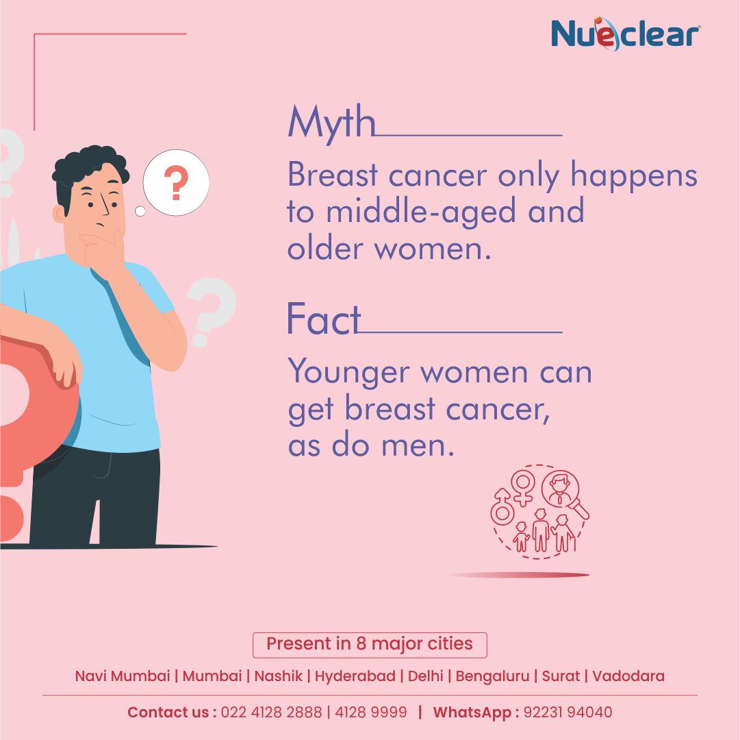 NueclearScans's tweet photo. Debunking the common Myths of Breast Cancer...

#breastcancerawareness #breastcancerawarenessmonth2023 #thinkpink #breastcancer #nueclearhealthcare #diagnosticimaging #octobermonth https://t.co/jtwtntHZrA
