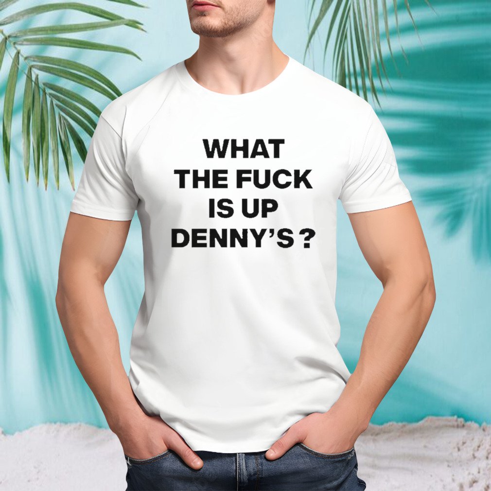 Blink-182 Denny Shirt What The Fuck Is Up Denny's T-Shirt