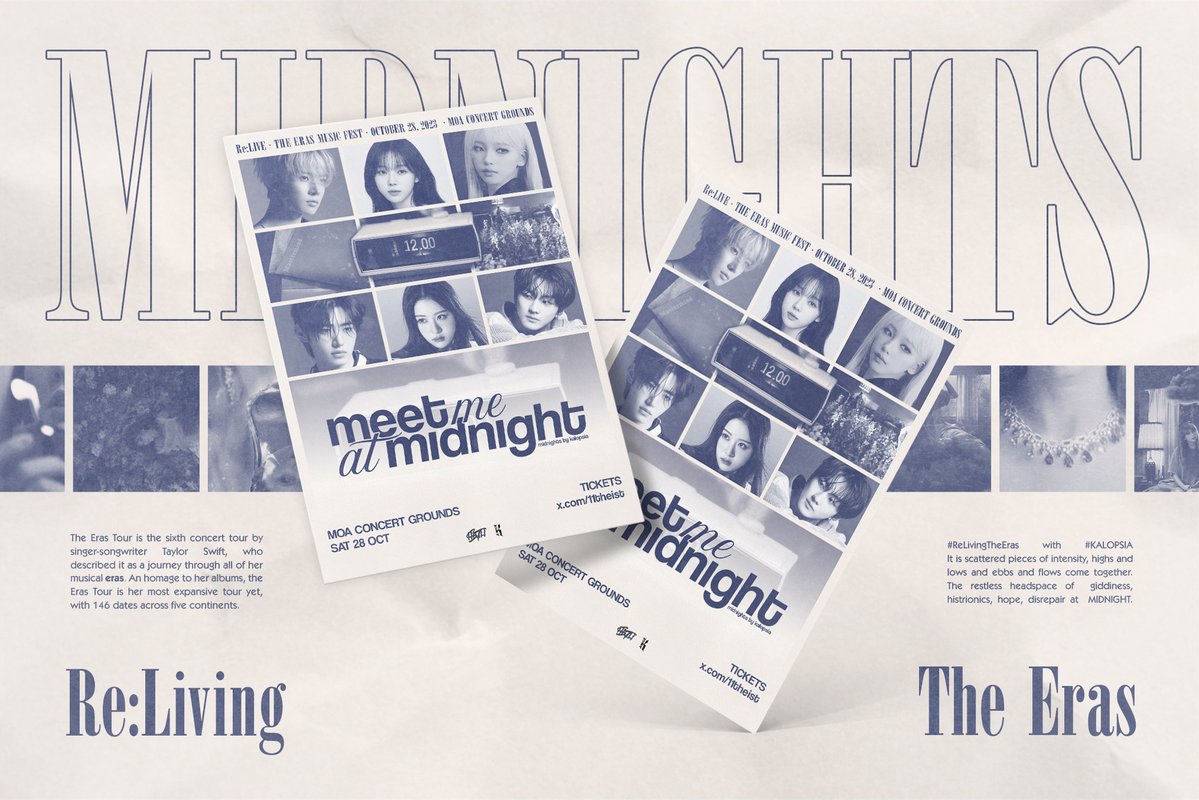 ㅤ

ㅤ ㅤ KALOPSIA  :  meet me at 𝓜idnight
ㅤㅤ #ReLiveTheEras    #11THIGHSTREET 

ㅤ