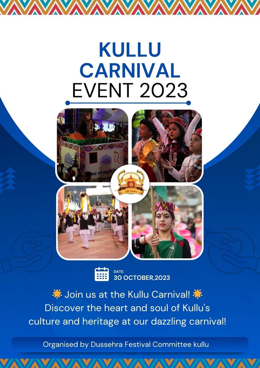 Experience the Enchanting Kullu Carnival on October 30th!  Get ready to be swept away by the vibrant Kullu Carnival, set to be a highlight of Kullu Dussehra on the 30th of October!
#KulluDussehra2023 #IKD2023 #dussehracelebrations #dussehrafestival #festivemood #happydussehra
