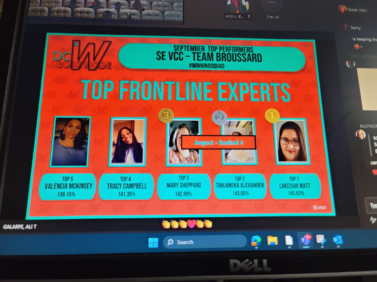 This girl made the #1 spot on #winningsquad for the month of Sept! Going to miss my team when I move to collections Nov. 1st!