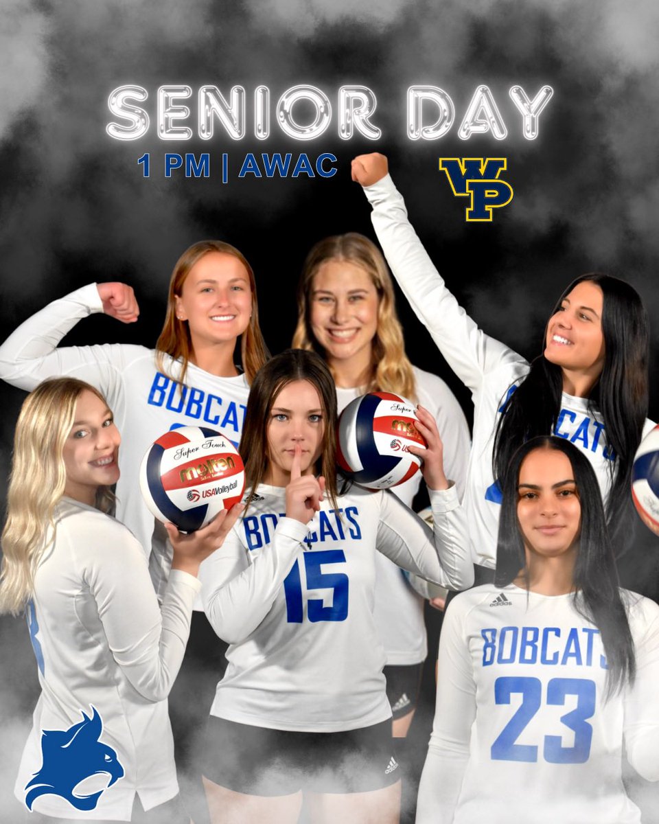 SENIOR DAY! 💙🏐🐾 

Help us celebrate our seniors today! We will be recognizing them before the match! 
#pscvball | #ClawsOut | #LOVE | #AsONE | #Compete | #GoBobcats