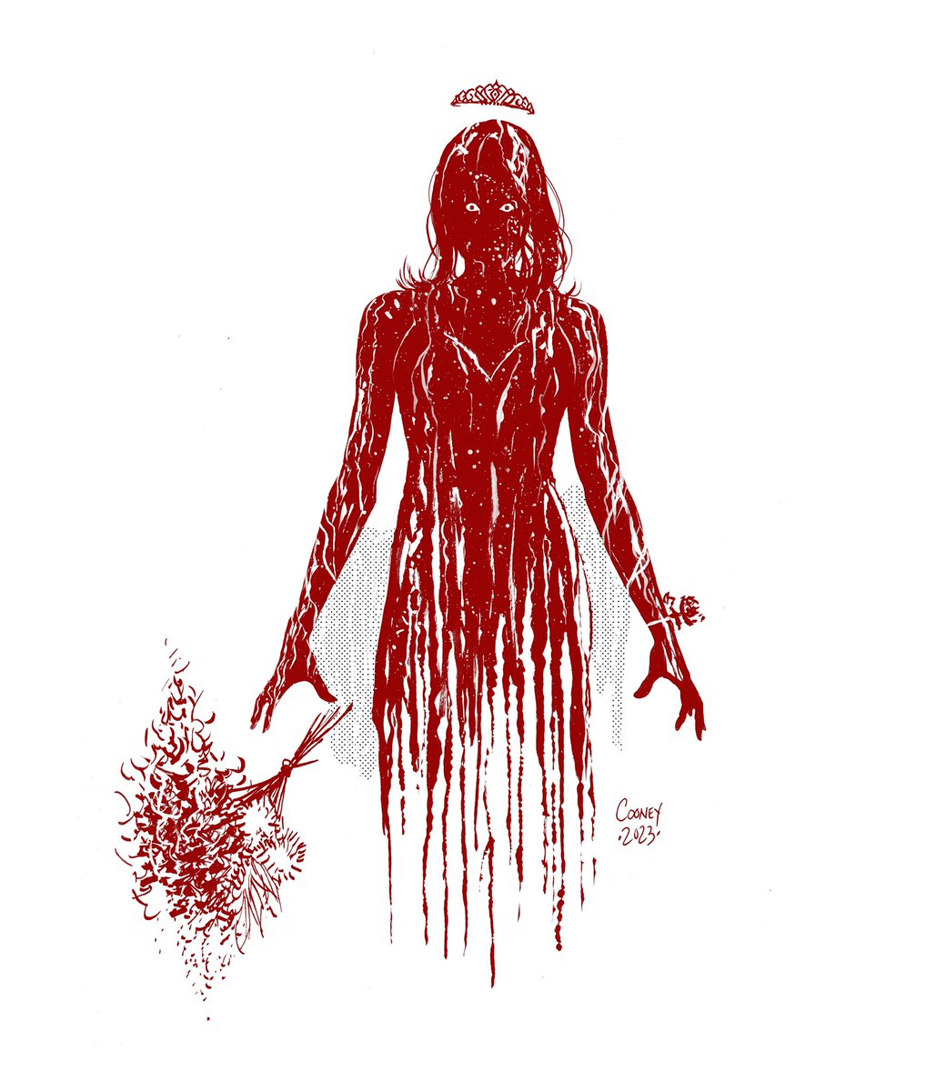 dcooneyart's tweet photo. What none of them knew, of course, was that Carrie White was telekinetic.
-Stephen King, Carrie 🔥🩸
#penandink #carrie #stephenking #horror #carriewhite #inktober #inkdrawing #sketch #draweveryday #halloween https://t.co/dXg96vRedm