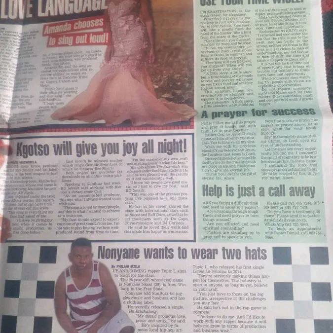 TopicL4's tweet image. Tbt when I made it to Daily Sun.