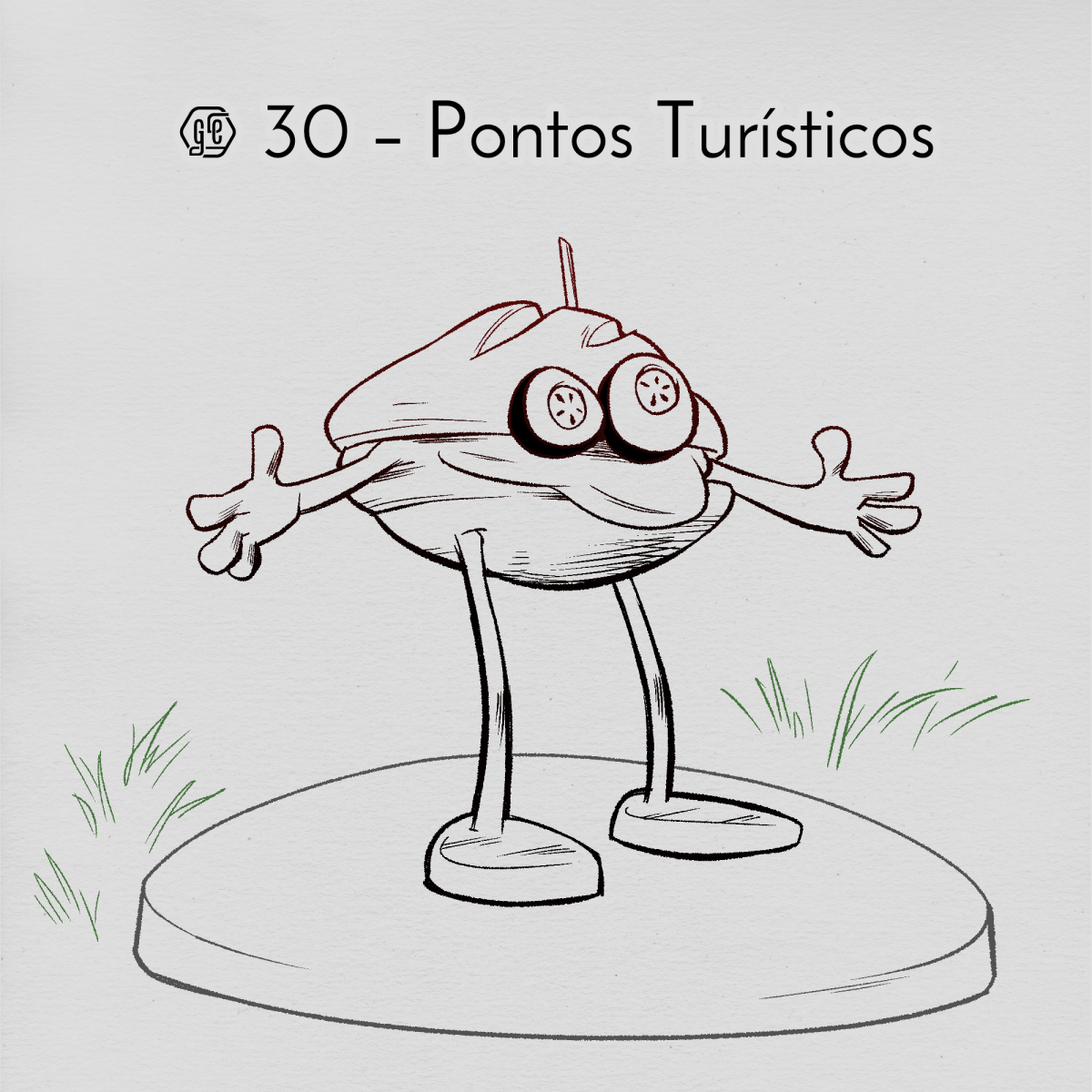 #quantober #inktober #october #art Pontos Turísticos: Bauruzinho