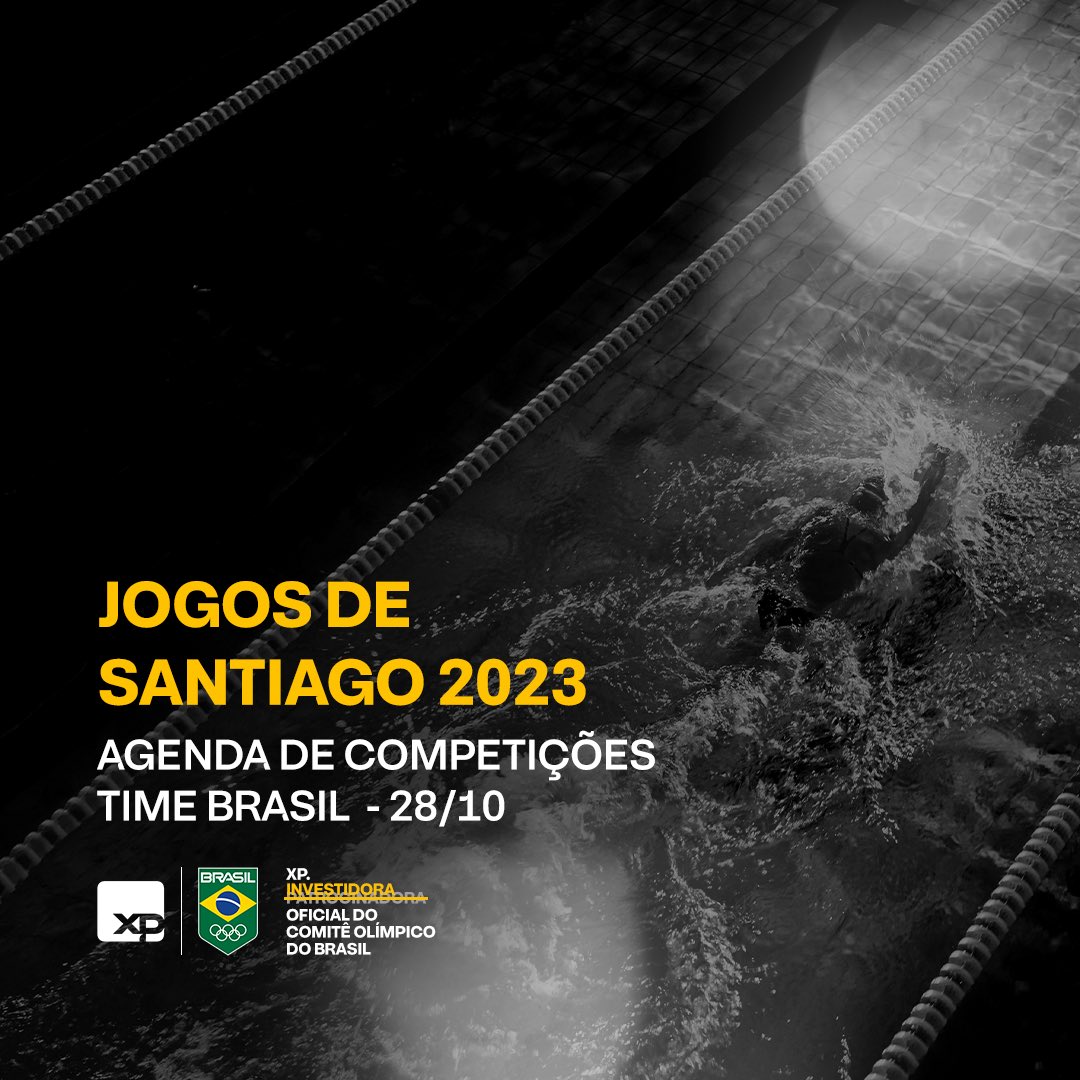 Abrimos o fim de semana com cheiro de medalhas e impossíveis com os atletas do Time Brasil. Já montou sua agenda de hoje? #TorcidaQueInveste #XPcomTimeBrasil #Santiago2023