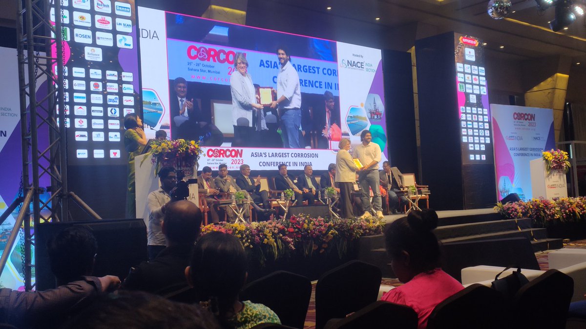 We won #CORCON2023 Best stall in 9 sq mtr category.. 🏆