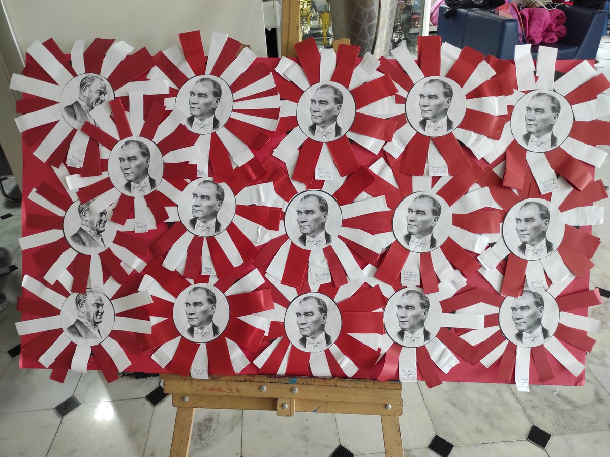 Anaokulu öğrencilerimin, Görsel Sanatlar dersinde,  Cumhuriyet ve Atatürk konulu hazırladığı çalışmalar🤍❤️
<a href="/corlubk/">BK Çorlu Kampüsü</a> <a href="/omerfarukozer/">ömer faruk özer</a> <a href="/isilkumyol/">Işıl Kumyol</a> <a href="/ilkay_tandogan/">İlkay Nazlı Tandoğan</a>