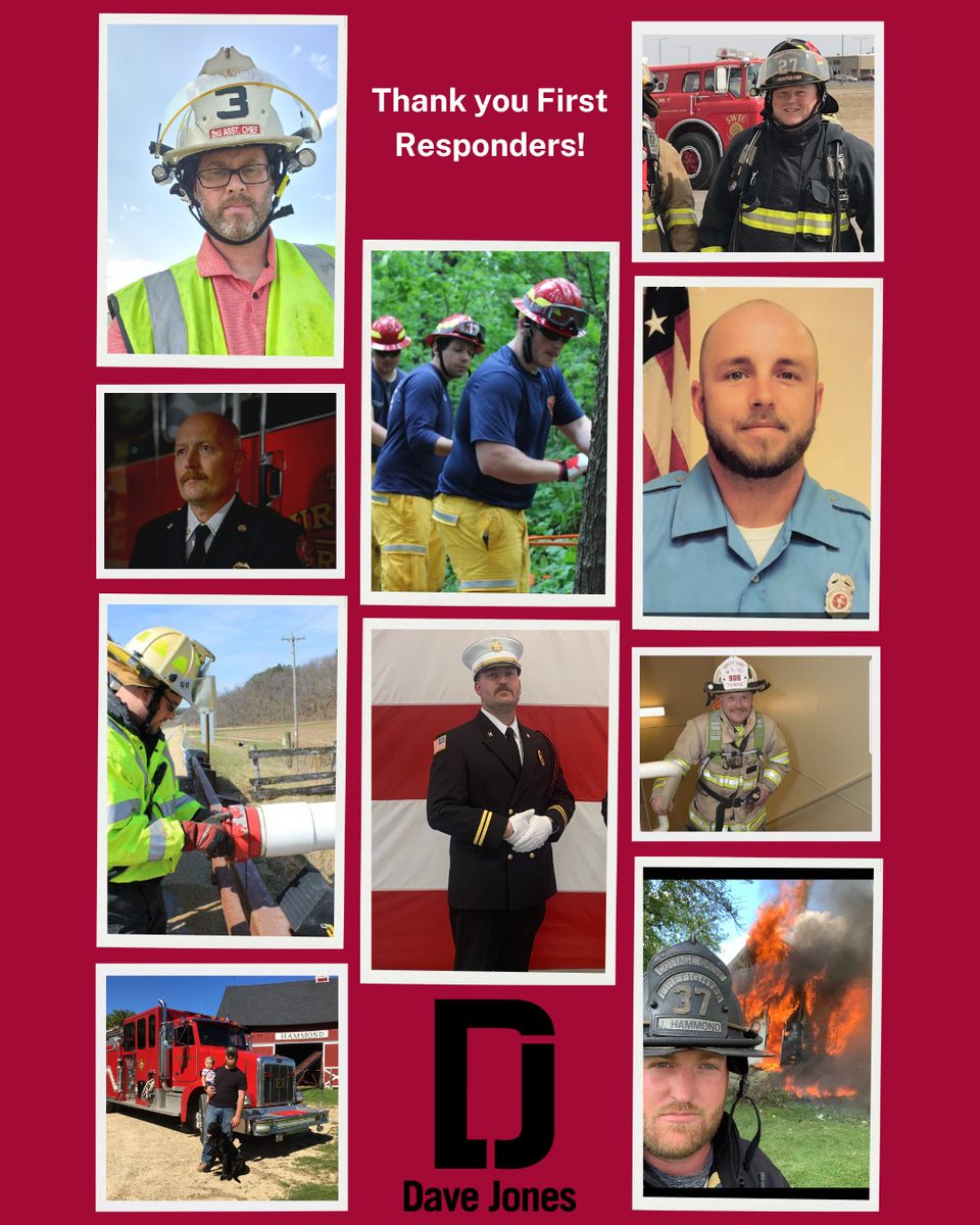 On this National First Responders Day, we want to extend our heartfelt appreciation to the volunteer firefighters and EMTs within our company. Thank you for your service!

#NationalFirstRespondersDay #DaveJones #FireFighters #EMTs #Paramedics