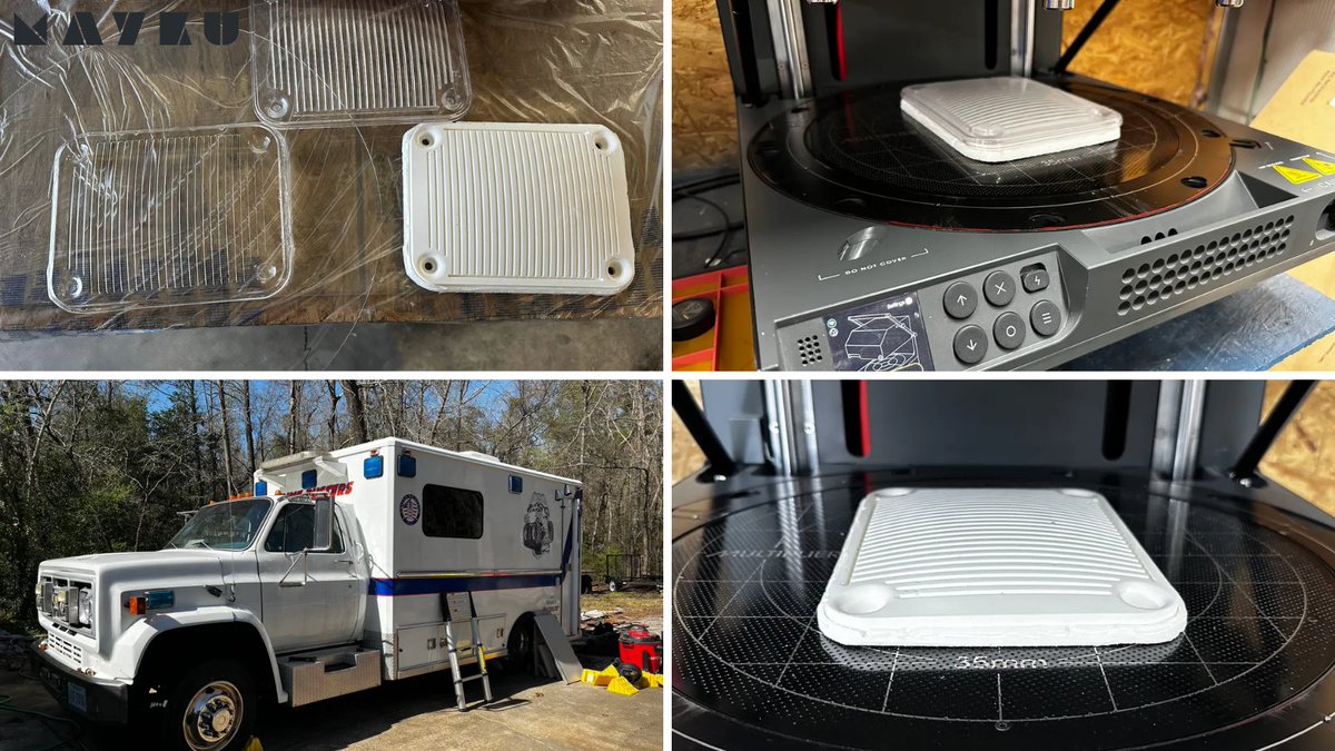 3DGBIRE's tweet image. Create custom #PMMA car light covers with the @TeamMayku Multiplier! 🚗

Transforming ambulances to meet street-legal standards involved modifying over a dozen pricey light covers, resulting in an impressive 90% #reduction in #productiontime

👉Read More: eu1.hubs.ly/H05nFYt0
