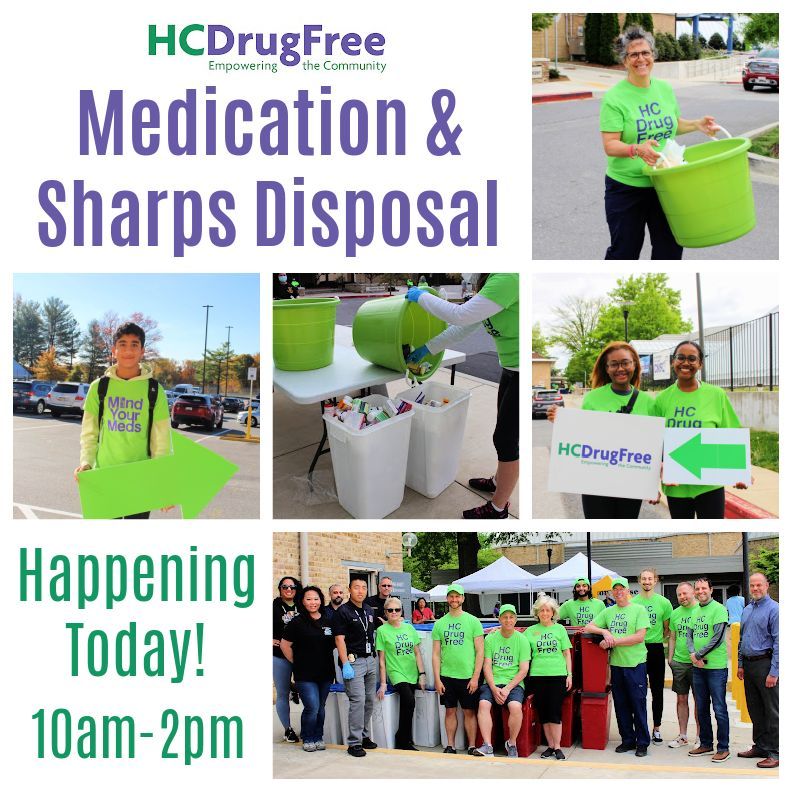 Our Drive-Thru Medication &amp; Sharps Collection is happening TODAY! Bring any unwanted meds/sharps to Wilde Lake Village Center TODAY October 28, 10am - 2pm! Our team is ready and waiting for you! buff.ly/2JOUBt6 #hocomd #howardcountymd #columbiamd #drugtakebackday