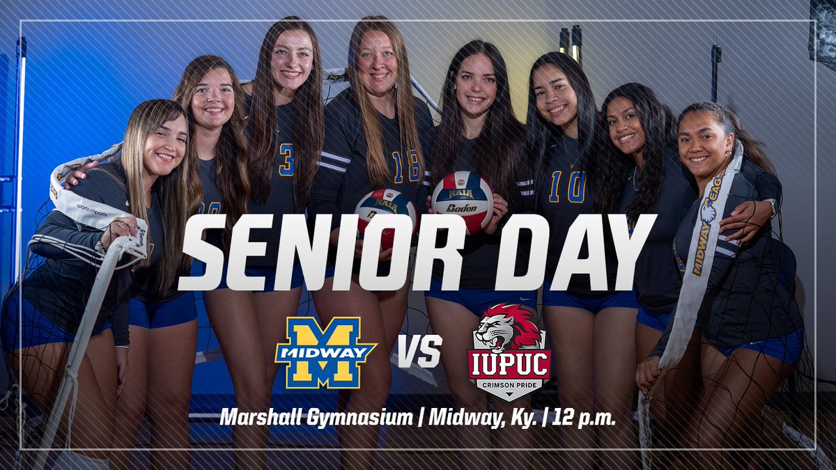 GoMidwayEagles's tweet photo. π¨ SENIOR DAY π¨
#MidwayWVB π IUPUC
π: Marshall Gymnasium (Midway, Ky.)
β°: 12 p.m. ET
π: https://t.co/HmMzZqacsL https://t.co/wbuFjKtUkQ