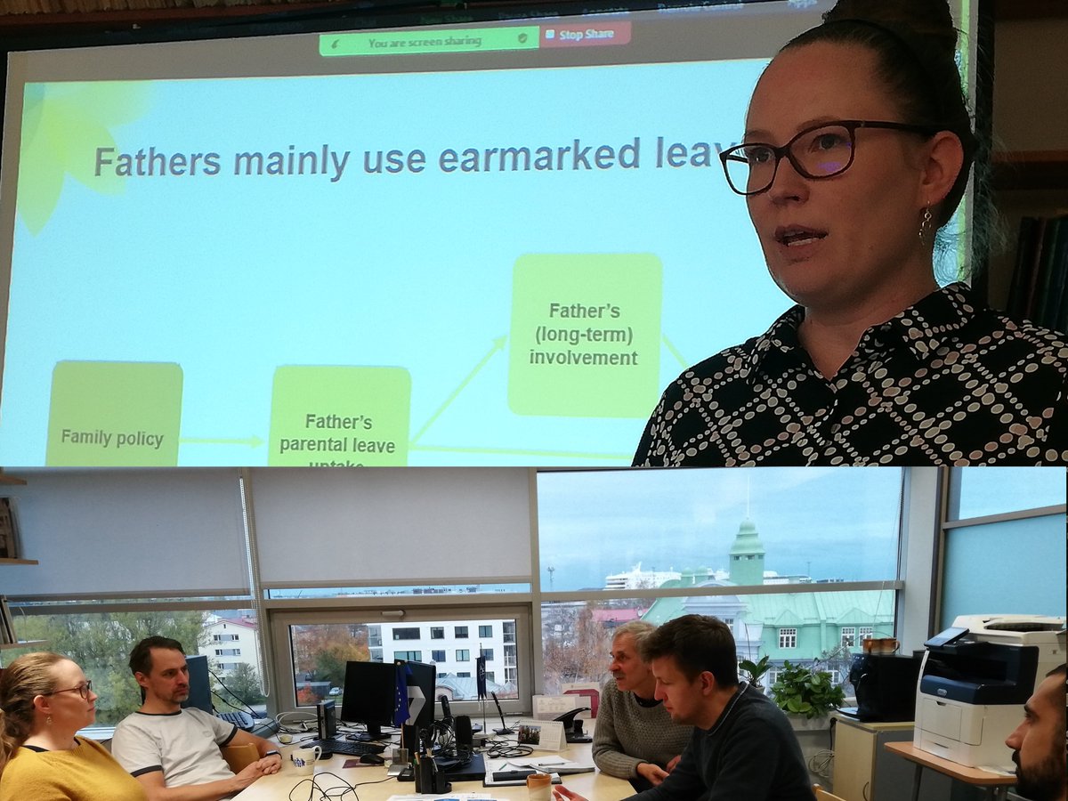Welcoming <a href="/satuhelske/">Satu Helske 🇫🇮 🇬🇧 🇸🇪</a> in Estonian Institute for Population Studies @TallinnUni and discussing  parental leave solutions and uptake among fathers in Finland and Estonia.